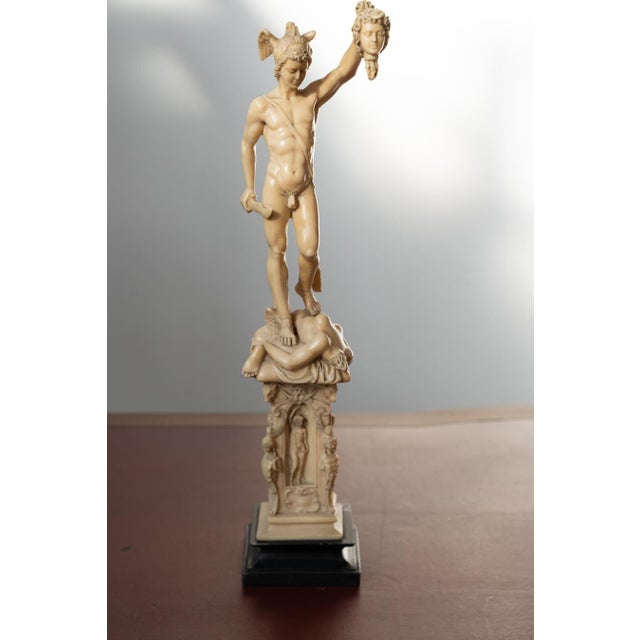 Classical Art Resin Sculptures in Ivory Finish, 1970s-1980s, Set of 2 For Sale - Image 10 of 12