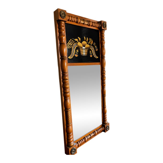 Early 20th Century Lambert Hithcock Trumeau Mirror For Sale