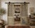 Vintage Anglo-Indian Painted Teakwood and Glass Door, with 8 glazed panels per door panel, and with various old paint...