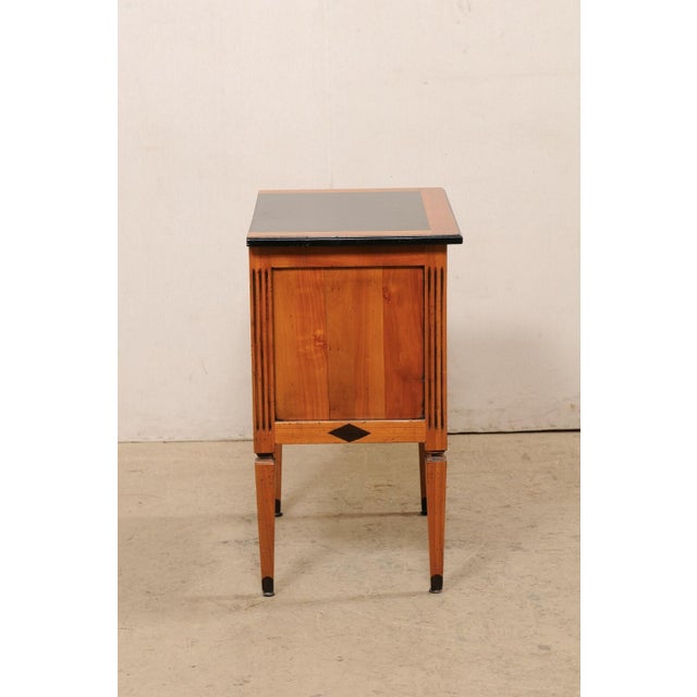 Wood Mid 20th Century Raised Chest with Ebony Accents For Sale - Image 7 of 11