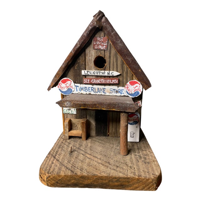 Vintage 20th Century Americana North Carolina Bird House by Bob Timberlake For Sale