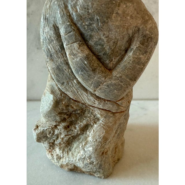 Stone Figure Scultpure For Sale - Image 4 of 9