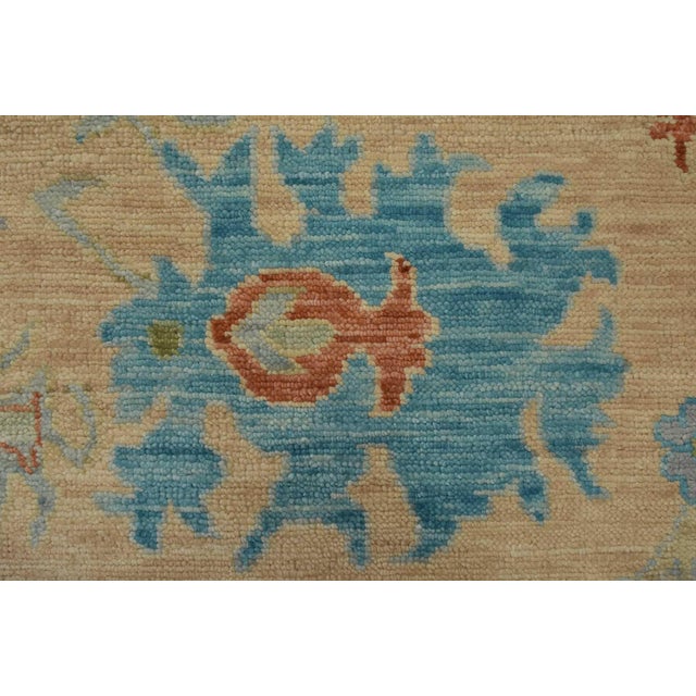 Textile Anatolia Rug 10’4” X 14’2” Pink Wool Hand-Knotted Oriental Carpet For Sale - Image 7 of 12