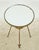 Vintage European Round Mirrored Top Gueridon Side Table For Sale - Image 6 of 10