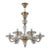 Foglia Murano Glass Chandelier Classic Venetian Design, Hand-Blown Murano Glass 3 Light For Sale