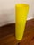 James Mongrain Yellow Glass Tall Cylinder Vase For Sale - Image 9 of 12
