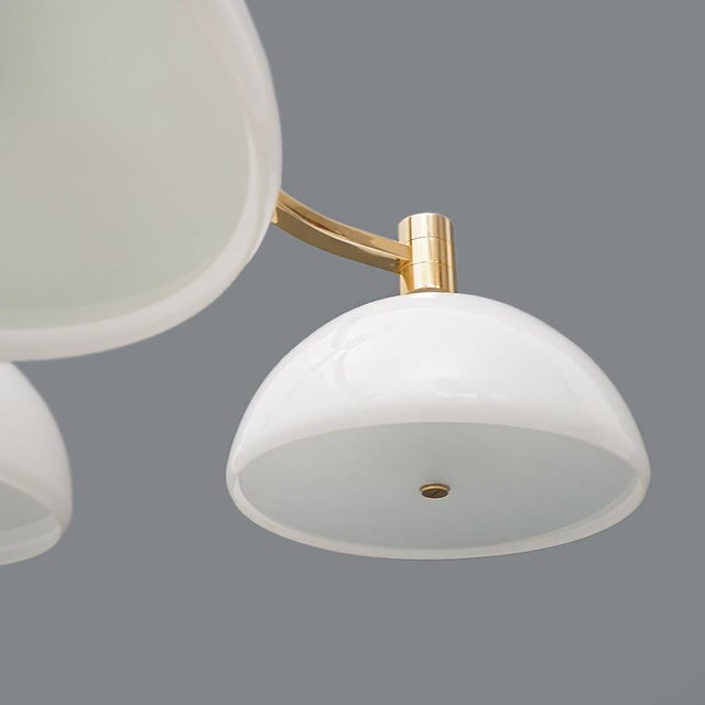 Gold-Plated As/Am Ceiling Light by Franco Albini and Franca Helg for Sirrah, 1970s For Sale - Image 6 of 16