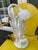 Off-white Vintage Nora Fenton Ceramic Sunflower Table Lamp For Sale - Image 8 of 15