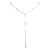 VR Jewels 1 CTW Diamond Modern Chic Y-Drop Necklace in 18k Solid Gold by VRJewels For Sale - Image 4 of 11