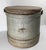 Wood 19th Century Rustic Primitive Farmhouse Grey Green Painted Firkin Bucket For Sale - Image 7 of 15