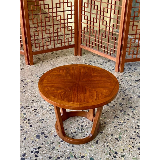 Lane Furniture Lane Rhythm Table - Vintage Drum Side Table by Lane Furniture, Rhythm Collection For Sale - Image 4 of 8