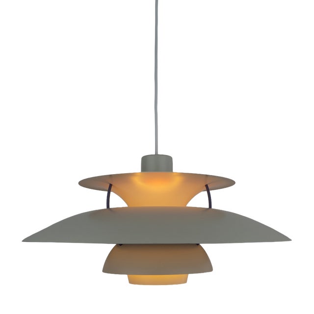 Vintage PH 5 Pendant Lamps by Poul Henningsen for Louis Poulsen, Denmark, 1958, Set of 2 For Sale