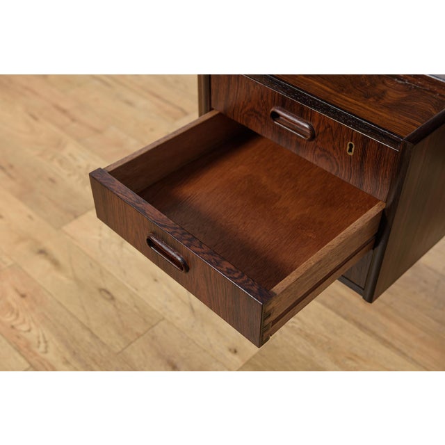 Mid-Century Rosewood Desk by Gunnar Nielsen Tibergaard for Tibergaard, Denmark, 1960s For Sale - Image 17 of 18