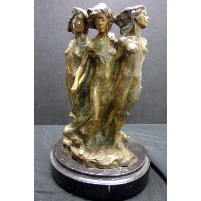 Frederick Hart "Daughters of Odessa" Bronze Sculptures Hand Signed Woman Figures For Sale In Denver - Image 6 of 6