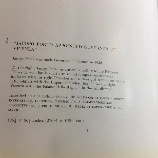 1966 Six Tiepolo Frescoes in Vicenza Book For Sale In New York - Image 6 of 8