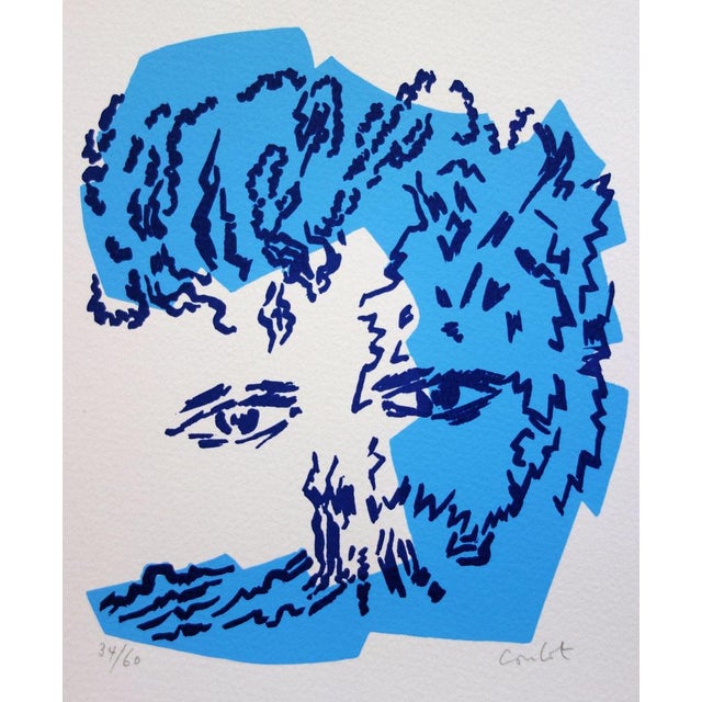 Jean COULOT (1928-2010) A Kind Gaze Original color silkscreen print Signed in pencil Limited edition of 60 (the number...
