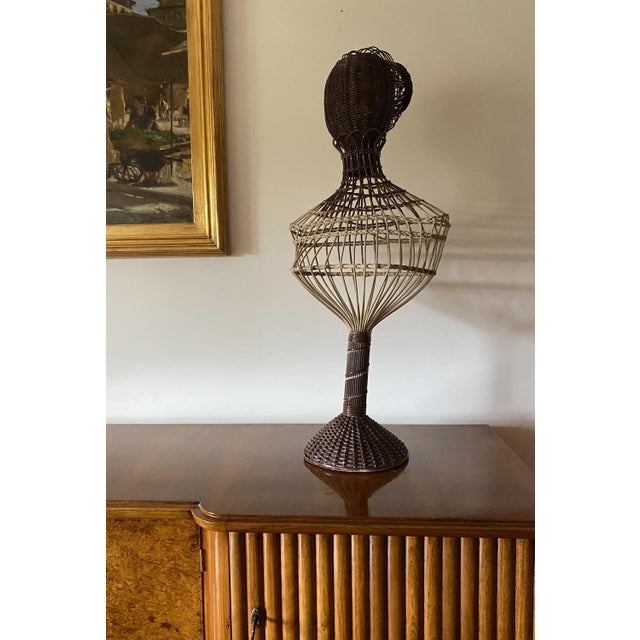Mid-Century Modern Mid-Century Wicker Mannequin, 1950s For Sale - Image 3 of 18