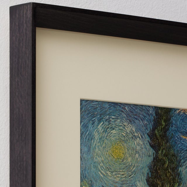 Paper Vincent van Gogh, Editions du Chêne Composition, 1947, Color Cliché, Framed For Sale - Image 7 of 16