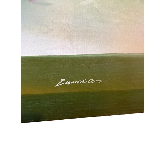 Mid 20th Century Large Still Life Oil Painting of Vegetables For Sale In Phoenix - Image 6 of 7