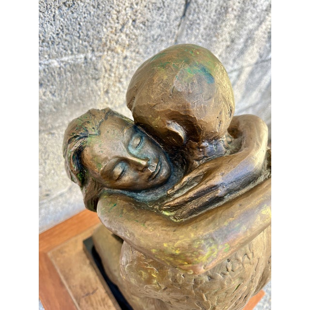 1960's Austin Production "Loving Touch" Signed Brutalist Sculpture.Signed by the Artist. For Sale - Image 11 of 18