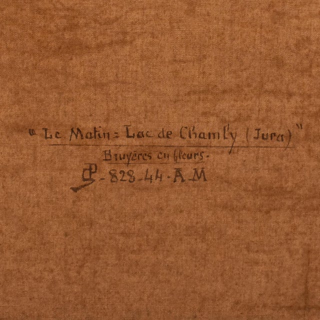 William Didier Pouget, Lake Chambly, 1900s, Oil on Canvas For Sale - Image 10 of 12