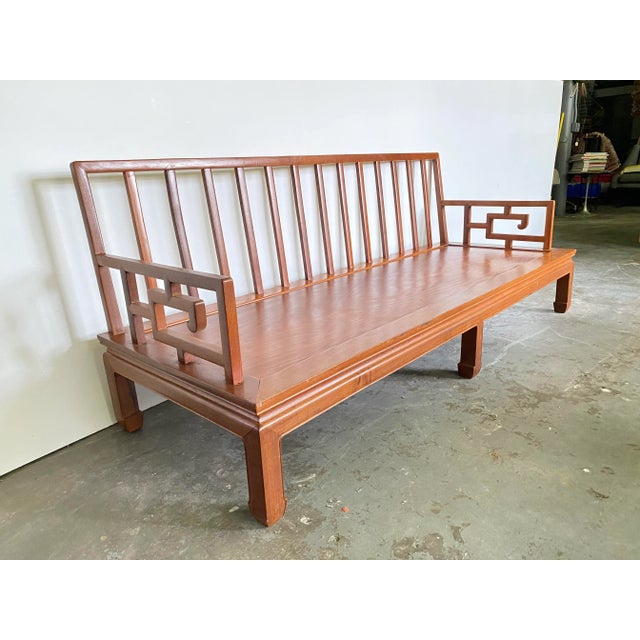 Michael Taylor 1950s Vintage Asian Modern Sofa For Sale - Image 4 of 10