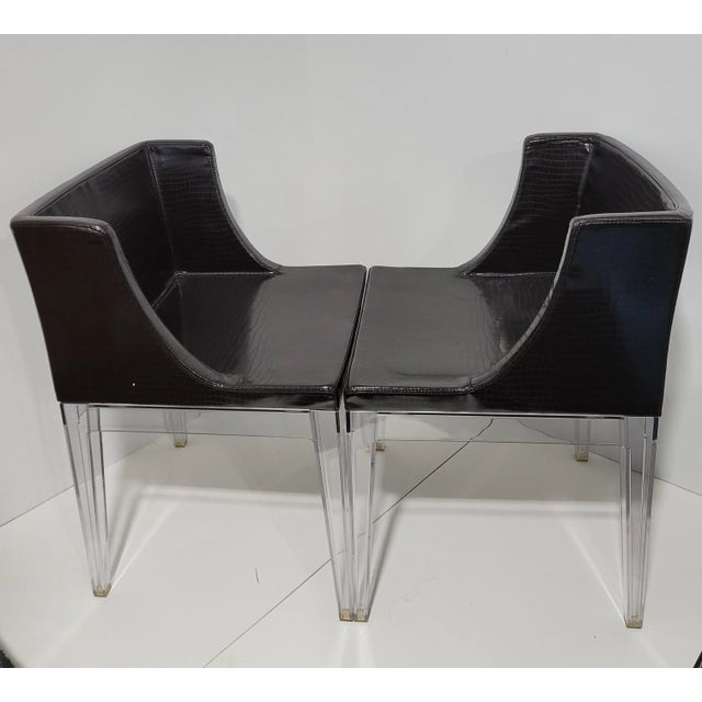 Contemporary Philippe Starck for Kartell Mademoiselle Chairs - a Pair For Sale - Image 3 of 11