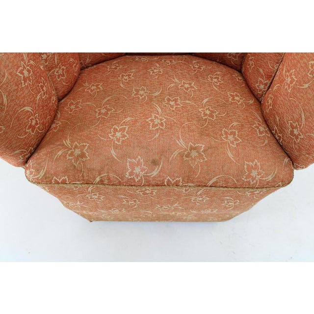 Brown Club Chair attributed to Up Zavody, Former Czechoslovakia, 1930s For Sale - Image 8 of 18