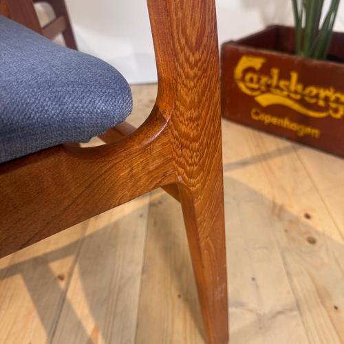 Vintage Danish Teak Dining Chairs, 1960s, Set of 4 For Sale - Image 6 of 8