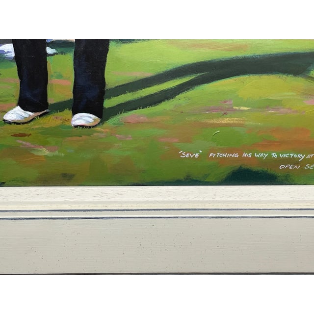 "Seve Victory at the Open St. Andrews 1984" Contemporary Golf Figurative Oil Painting Signed Craig C For Sale - Image 10 of 13