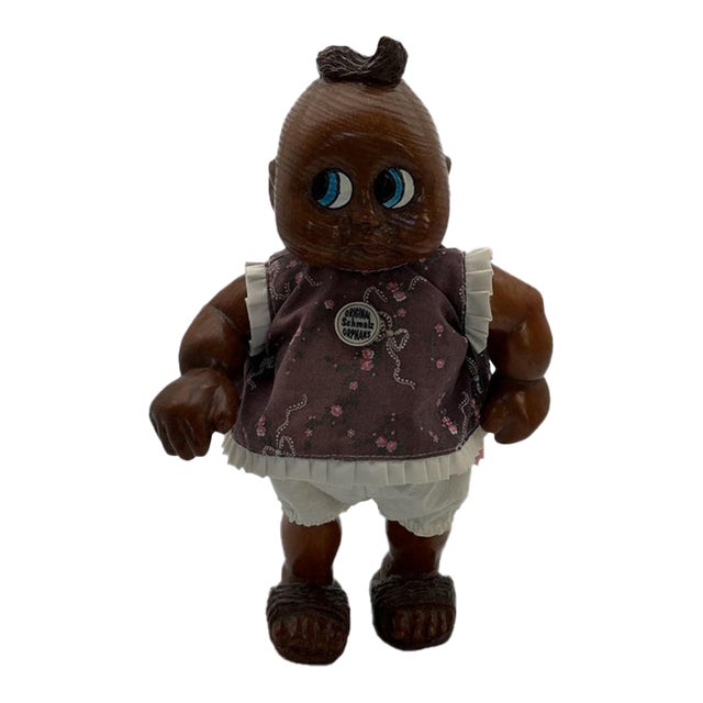 1993 Naber Kids Schmalz Orphan Story Doll 12” Hand Carved Wood #150 Signed For Sale