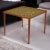 Mid-Century Modern Early Mid-Century Modern Danish Ceramic Tile Teak Square Tall Side Table For Sale - Image 3 of 10