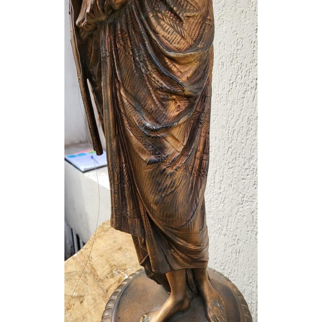 Tan Egyptian Regula Urn, Late 19th Century For Sale - Image 8 of 18