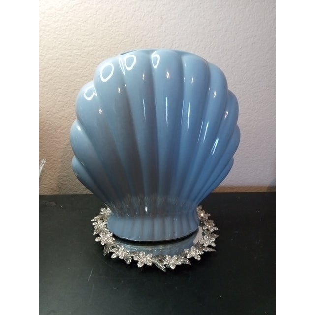 1970s Stunning Haeger Ribbed Fan Vase For Sale - Image 5 of 7