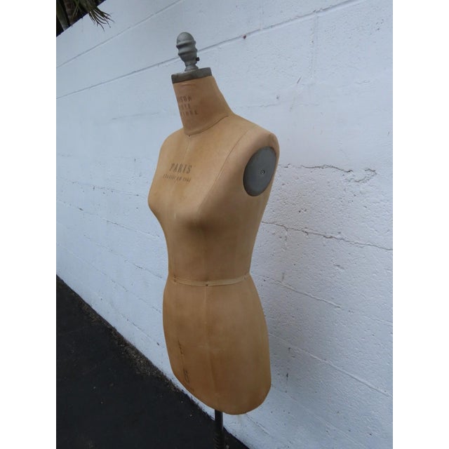 Late 20th Century Restoration Hardware Reproduction Dress Form Height Adjustable Mannequin 6889 For Sale - Image 5 of 18