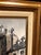 Mid-Century Monochromatic Parisian Street Scene Oil Painting - Signed Burnett For Sale - Image 4 of 5
