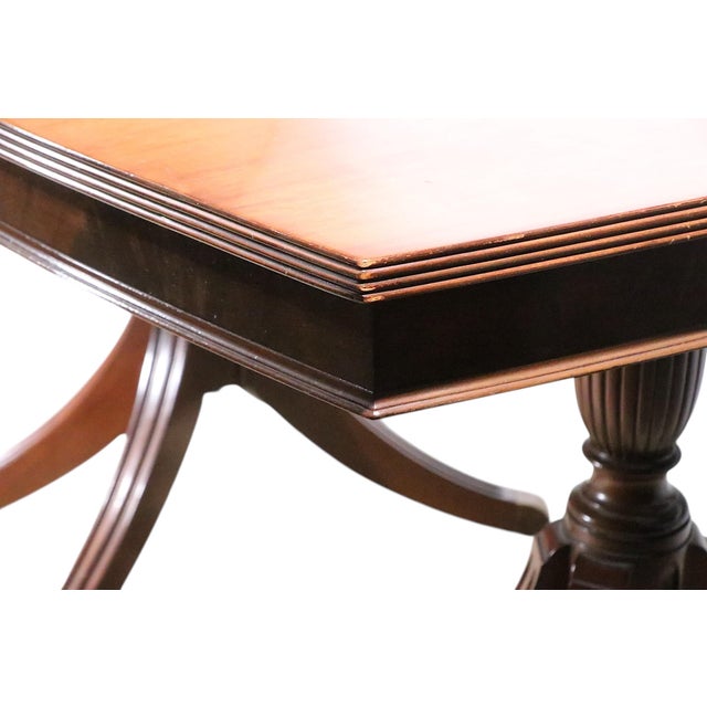 Duncan Phyfe Style Dining Table by Century Furniture With Four Leaves C 1940/60's For Sale - Image 13 of 18
