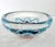 Mid-Century Modern Vintage Murano-Style Art Glass Bowl – Controlled Bubble Sommerso Magenta & Blue Floral Dish For Sale - Image 3 of 8