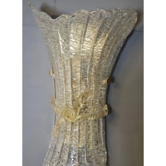 Italian 27/APM Wall Lights in Gold Graniglia Glass from Italamp, 1980s, Set of 3 For Sale - Image 15 of 18