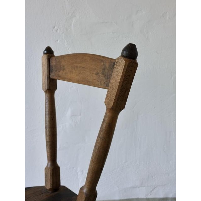 Brutalist Sculptural Tripod Dining Chairs, 1970s, Set of 4 For Sale - Image 5 of 10