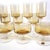 Bohemia 1960s Mid-Century Modern Bohemia Crystal Amber Stemware Service for Four - 12 Pieces For Sale - Image 4 of 14