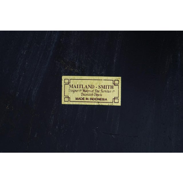 Pair Maitland Smith Gold & Marble Hanging Wall Shelves For Sale - Image 11 of 11