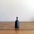 Gunnar Nylund Vintage 1950s Mid-Century Gunnar Nylund Rörstrand Sweden Black Glaze Miniature Ceramic Vase For Sale - Image 4 of 5