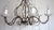 Mid-Century Modern Metal and Murano Glass Six-Light Drop Chandelier, 1950s For Sale - Image 3 of 11