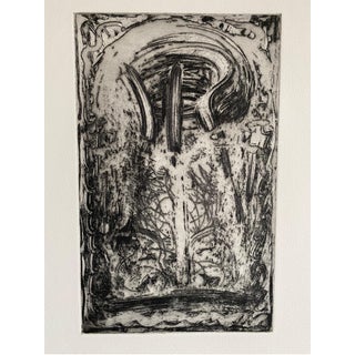 Melissa Meyer, American Abstract Expressionist Artist Melissa Meyer Aquatint Etching, 1984-1987 For Sale