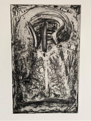 Melissa Meyer, American Abstract Expressionist Artist Melissa Meyer Aquatint Etching, 1984-1987