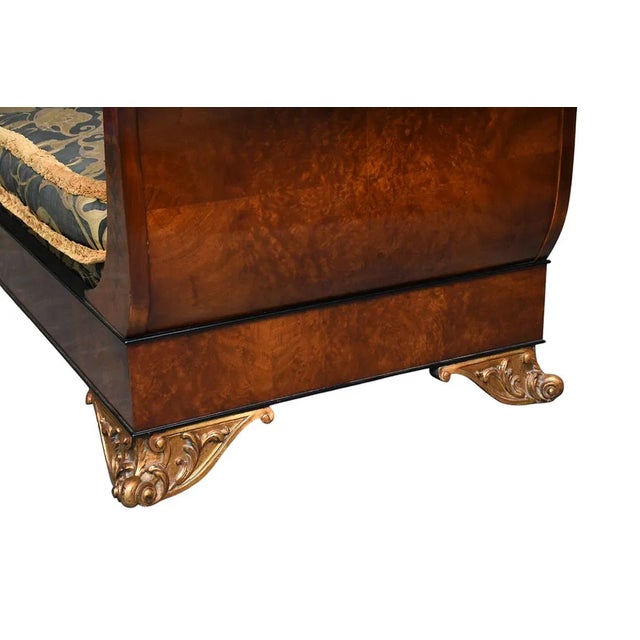 French Empire Mahogany Loveseat For Sale - Image 11 of 13
