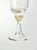 1990s Murano Torcée Swirl Optic Hand Blown Gold Flakes Stem Wine Glasses - Set of 4 For Sale In Dallas - Image 6 of 6