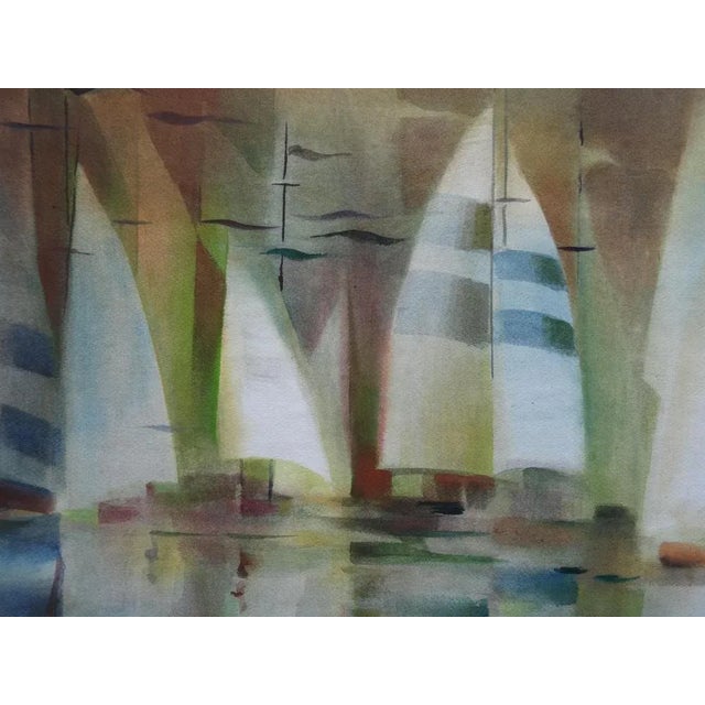 Contemporary Zigmunds Snore, Regatta, 2019, Watercolor on Paper For Sale - Image 3 of 5