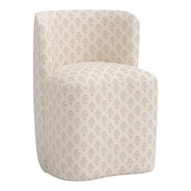 Stoffer Home x Cloth & Company Gail Dining Chair in Francie Cream For Sale